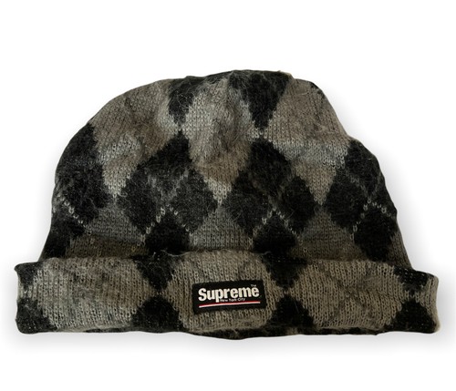 Supreme Argyle Mohair Beanie FW 2015 