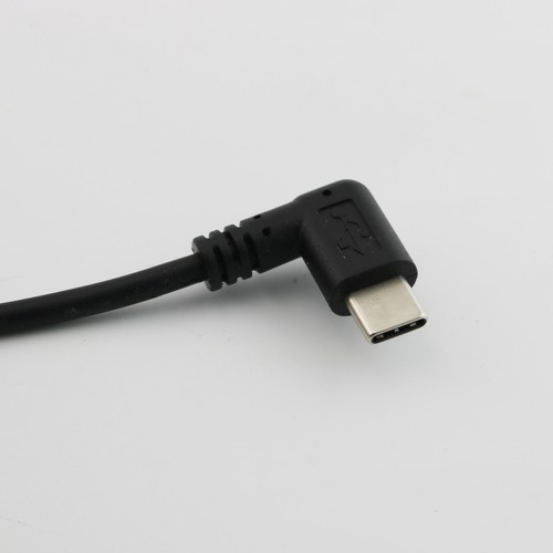 Spiral Coiled USB 3.1 C-Type Male Angle to USB 2.0 A Male Adapter Cable 1.5m 5FT - Picture 5 of 6
