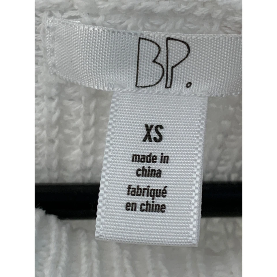 Suéter BP Latón Ciruela Blanco Envejecido Tejido Hombro Frío XS/S USADO EN EXCELENTE ESTADO 7417 Foto 3 de 4