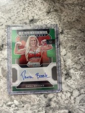 DANA BROOKE 2022 Panini Prizm Sensational Signatures Auto Autograph SS-DBK Green