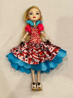 OOAK_Ever After High doll Way Too Wonderland_Apple White_Outfit Clothes Shoes