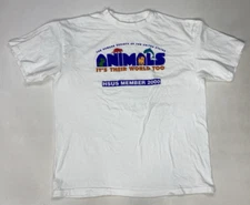 VINTAGE The Humane Society Of The United States Member 2000 T-shirt Men Large