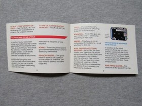 CYBERNOID Manual - no game .... NES Nintendo