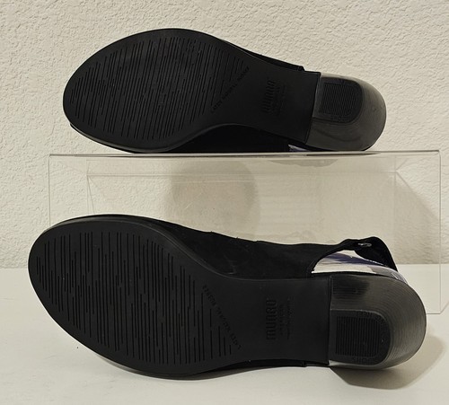 MUNRO American WOMEN’S ABBY SANDAL BLACK NUBUCK Size 9 - Picture 10 of 14