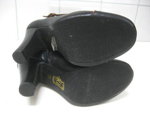 Botines Lotus 5.5 Cuero Negro y Marrón Dos Tonos - Imagen 4 de 11
