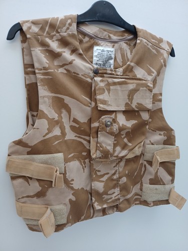 British Army Desert DPM Camo Body Armour Cover Size 180/116 Issued & Used.