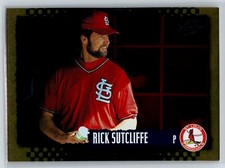 1995 Score Rick Sutcliffe Gold Rush Parallel St. Louis Cardinals #244