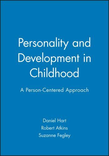 Monographs of the Society for Research in Child Development: Personality and...