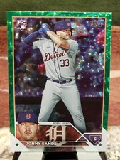 2023 Topps Series 2 Donny Sands Green Foilboard 426/499 RC Detroit