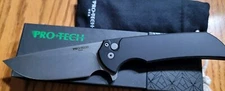 ProTech Mordax MX101 Black Handles, MagnaCut Blade Plain Edge Brand New Auth Dlr
