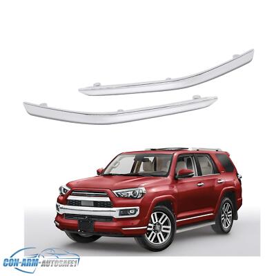 Front Bumper Chrome Trim Molding For Toyota 4Runner Limited 2014-2024 Left+Right