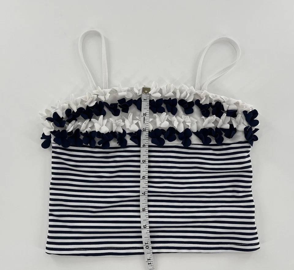 Camiseta Tankini Kate Mack Niña Azul Rayas SOLO Talla 12 Foto 3 de 4