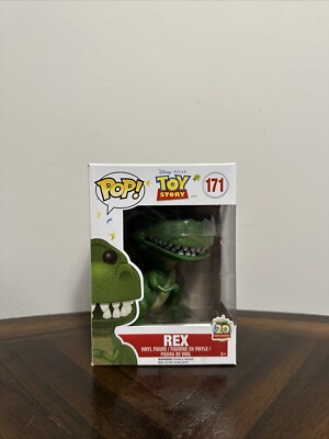 Funko Pop! Disney Pixar 171 Toy Story Rex 20th Anniversary Vinyl Figure  849803068790|