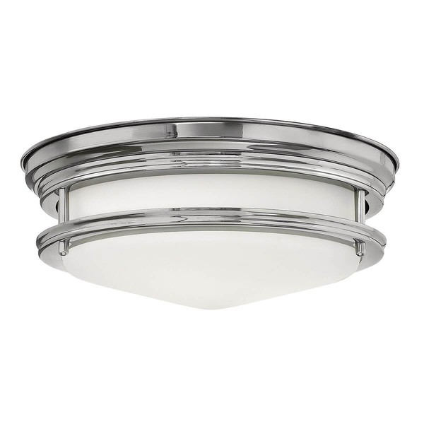 Elstead Hadrian Deckenleuchte E27 2-Fach Chrom Weiß IP44-image