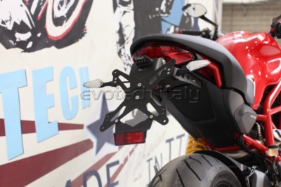 EVOTECH VERSTELLBARER KENNZEICHENHALTER DUCATI SUPERSPORT 2017 TAIL TIDY NEUHEIT NEWS