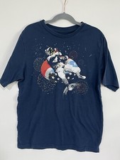 Boys Way To Celebrate Patriotic NASA Space Astronaut T-shirt Size XL 14-16