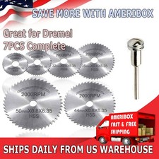 Circular Saw Disc Set Dremel Accessory Mini Drill Rotary Tool Wood Cutting Blade