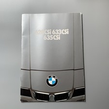 BMW 628CSi 633CSi 635CSi Sales Brochure 1980 | German Text | Original