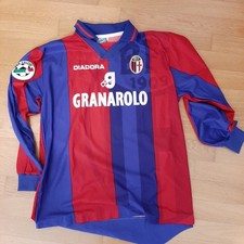 maglia bologna 1997 1998 shalimov worn issued preparata indossata toppone shirt