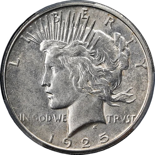 1925-S Peace Dollar PCGS MS61 Nice Eye Appeal