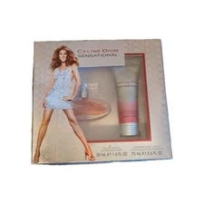 Celine Dion Sensational Gift Set Perfume Fragrance & Shimmering Body Lotion 