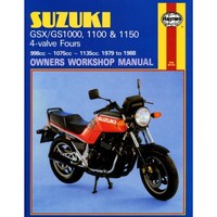 Suzuki Motorrad GSX GS1000, 1100 Und 1150 4 Ventiler (79-88) Workshop Manual
