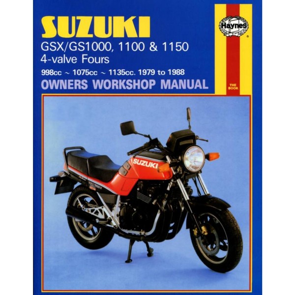 Suzuki Motorrad GSX GS1000, 1100 Und 1150 4 Ventiler (79-88) Workshop Manual-image