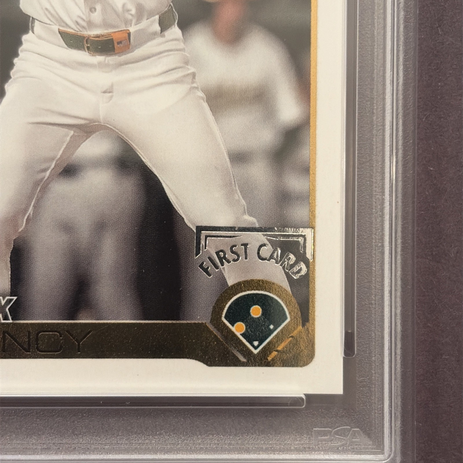 2025 Topps Update Max Muncy First Card 1/1 PSA 8 view 4