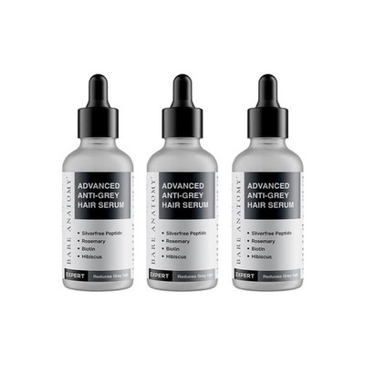 Bare Anatomy Advanced Anti-Grey Serum, Reduces Hair & Greying | 50ml | FREE SHIP