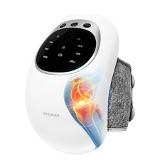 Cordless Knee Massager with Heat, 3-in-1 Smart Portable Knee Massager with Mu...