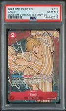 2024 ONE PIECE SANJI 1ST ANNIVERSARY SET #013 PSA 10