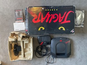 atari jaguar console with 1 game 