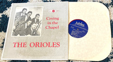 The Orioles: Crying in the Chapel LP Jubilee red vinyl RE vocal group doo wop