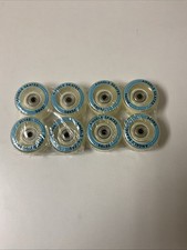 Angels Skates Replacement Wheels w Bearings for Roller Skates, Set Of 8, Clear