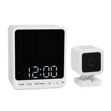 Wasserstein Alarm Clock Camera Case - Compatible with Wyze Camera V4/V3/V3 Pro/O