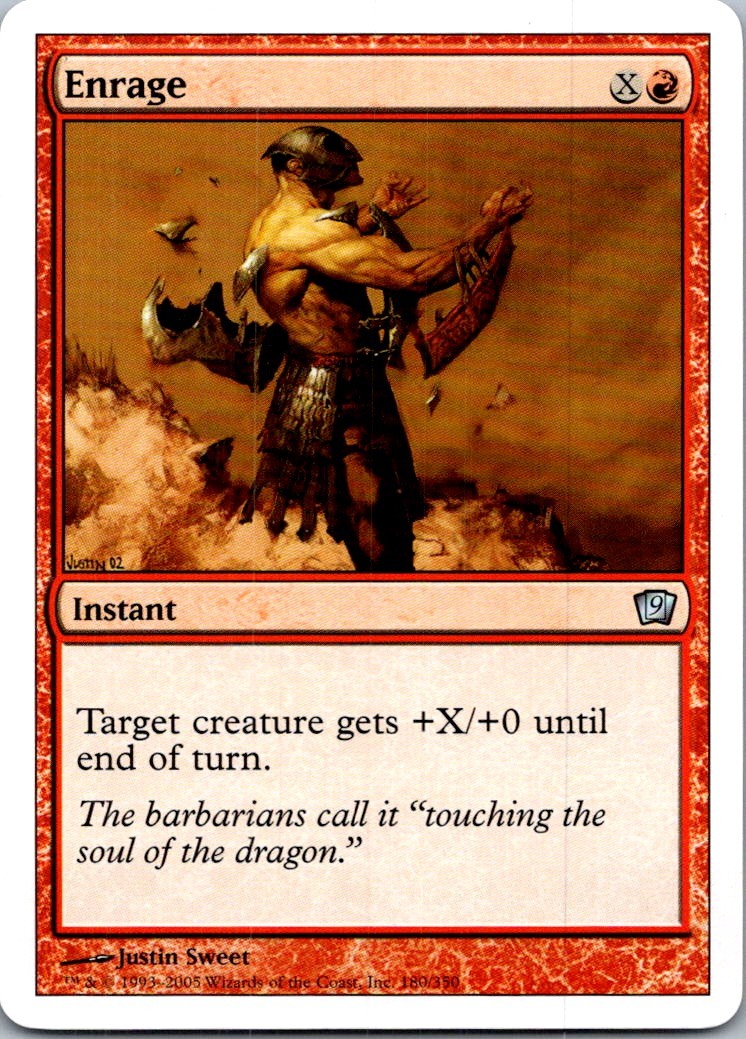 Enrage U 8ED #185 LP MTG Magic