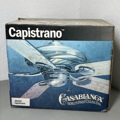 Casablanca Fan 4644D Capistrano Antique Brass Motor 3 Speed (NO