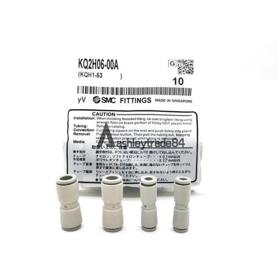 10pcs SMC KQ2H06-00A Push-In to Push-In Pneumatic Tubing Fitting New #zc