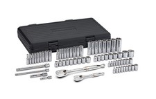 Gearwrench 68 Piece Sae Metric Deep Socket Set Chrome Vanadium Steel Ratchet Gearwrench 68 Piece Sae Metric Deep Socket Set Chrome Vanadium Steel Ratchet