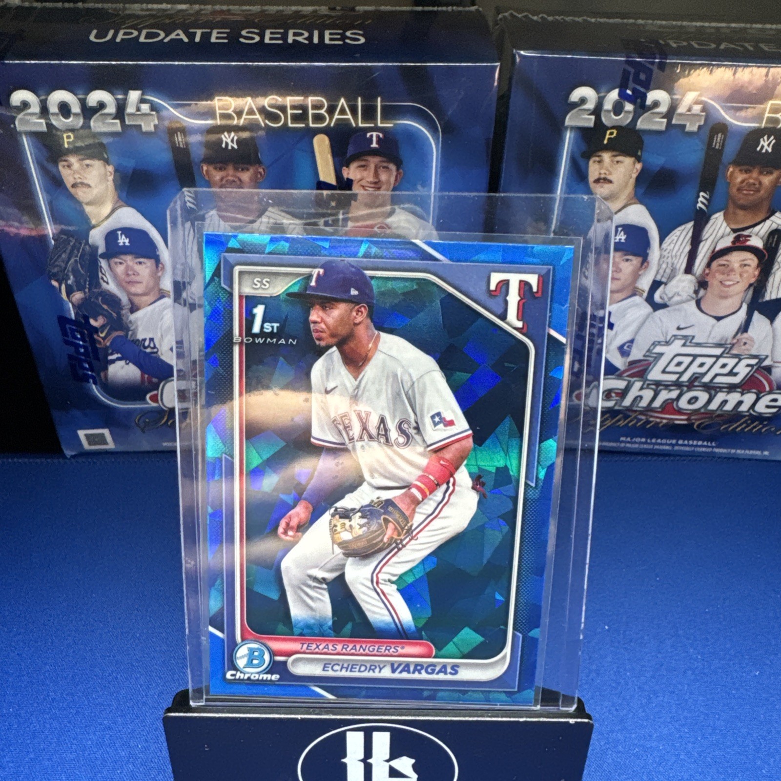 2024 Bowman Chrome Sapphire Edition - Prospects Echedry Vargas #BCP-163 (RC)