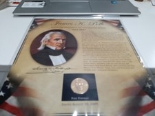 James K. Polk   UNITED STATES Presidential    COIN    & STAMP COLLECTION