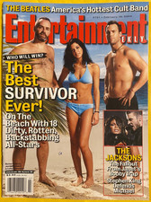 vtg BEATLES entertainment weekly JANET JACKSON Britney Spears SURVIVOR Russell