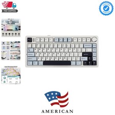 x Aula F75 Gasket Mechanical Keyboard, 75% Wireless Hot Swappable Gaming Keyb...