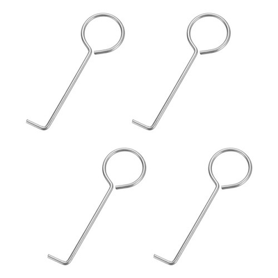 #ad Drain Lifting Hooks 4Pcs Stainless Steel Drain Grate Puller Drain Hook 87x28mm $13.62