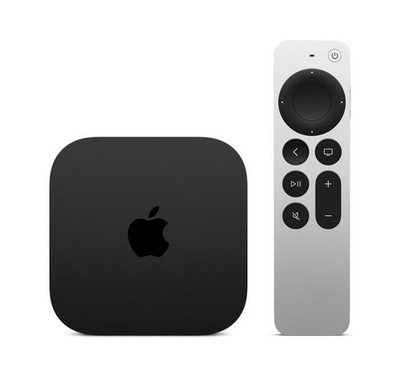Apple TV 4K (3. Generation) Media Streamer - Schwarz (MN873B/A)