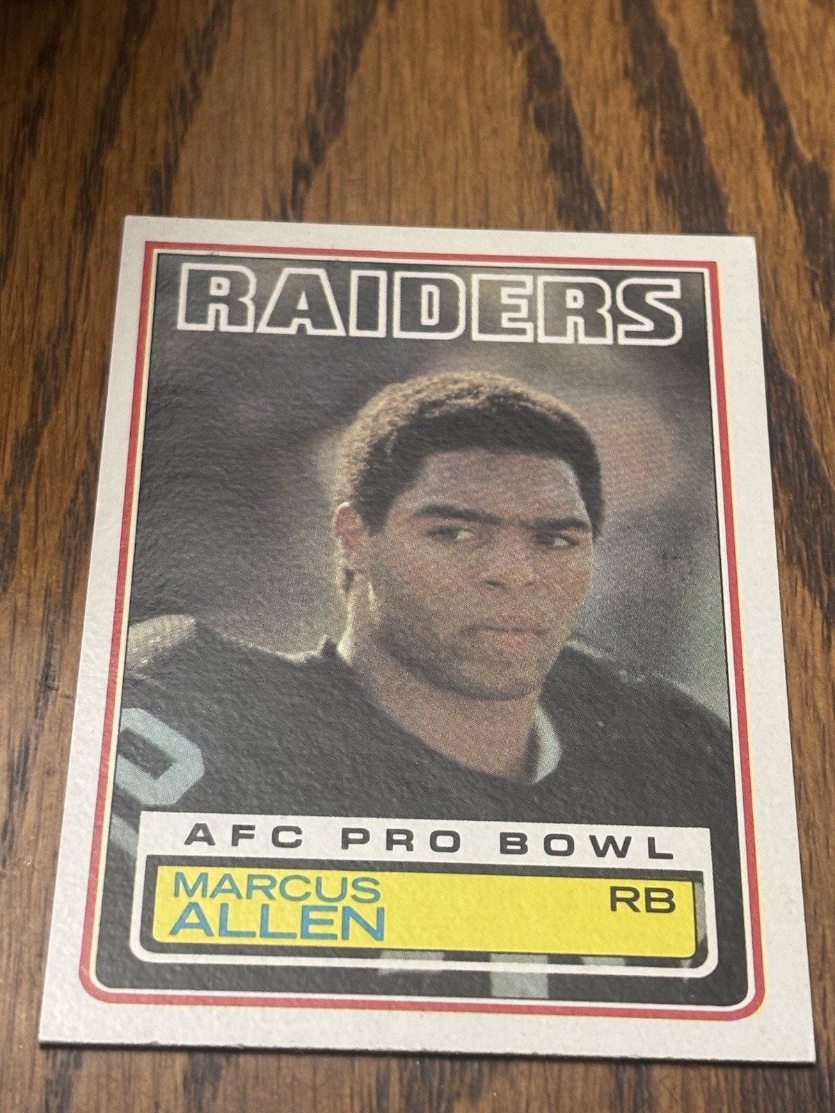 Marcus Allen 1983 Topps #294 RC Los Angeles Raiders HOF