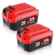 8.0Ah 2Pack Lithium Compatible with Craftsman 20V Cordless Power Tools Replac...