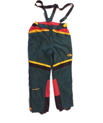 VTG Retro 90s 80s The North Face Gore-tex Bibs Pants Mens Size M - XL Adjustable