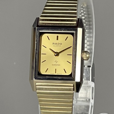 RADO DiaStar Luxury Ladies Watch 179.9525.3 Gold Dial New Battery
