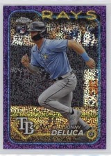 2024 Topps Chrome Purple Speckle Refractor 169/299 Jonny Deluca #163 10w8